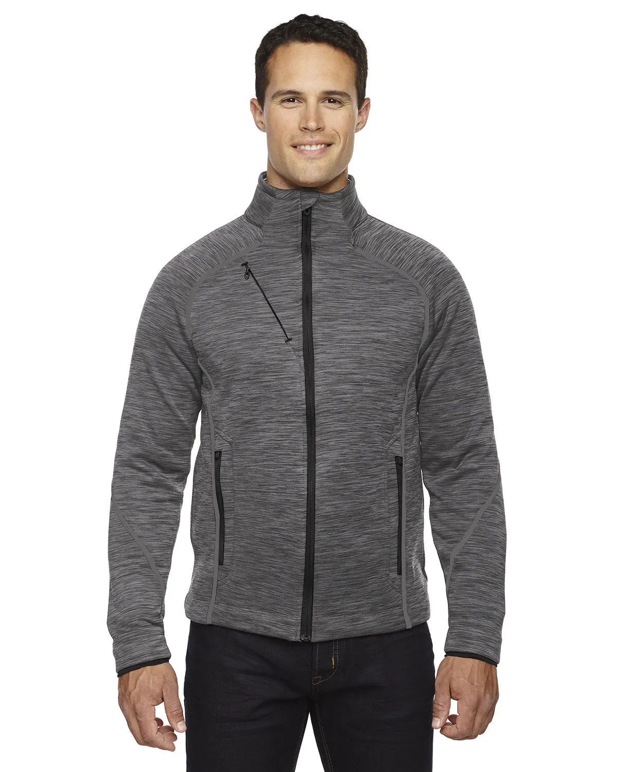 88697 Ash City - North End Sport Men's Flux Mélange Bonded Fleece Jacket