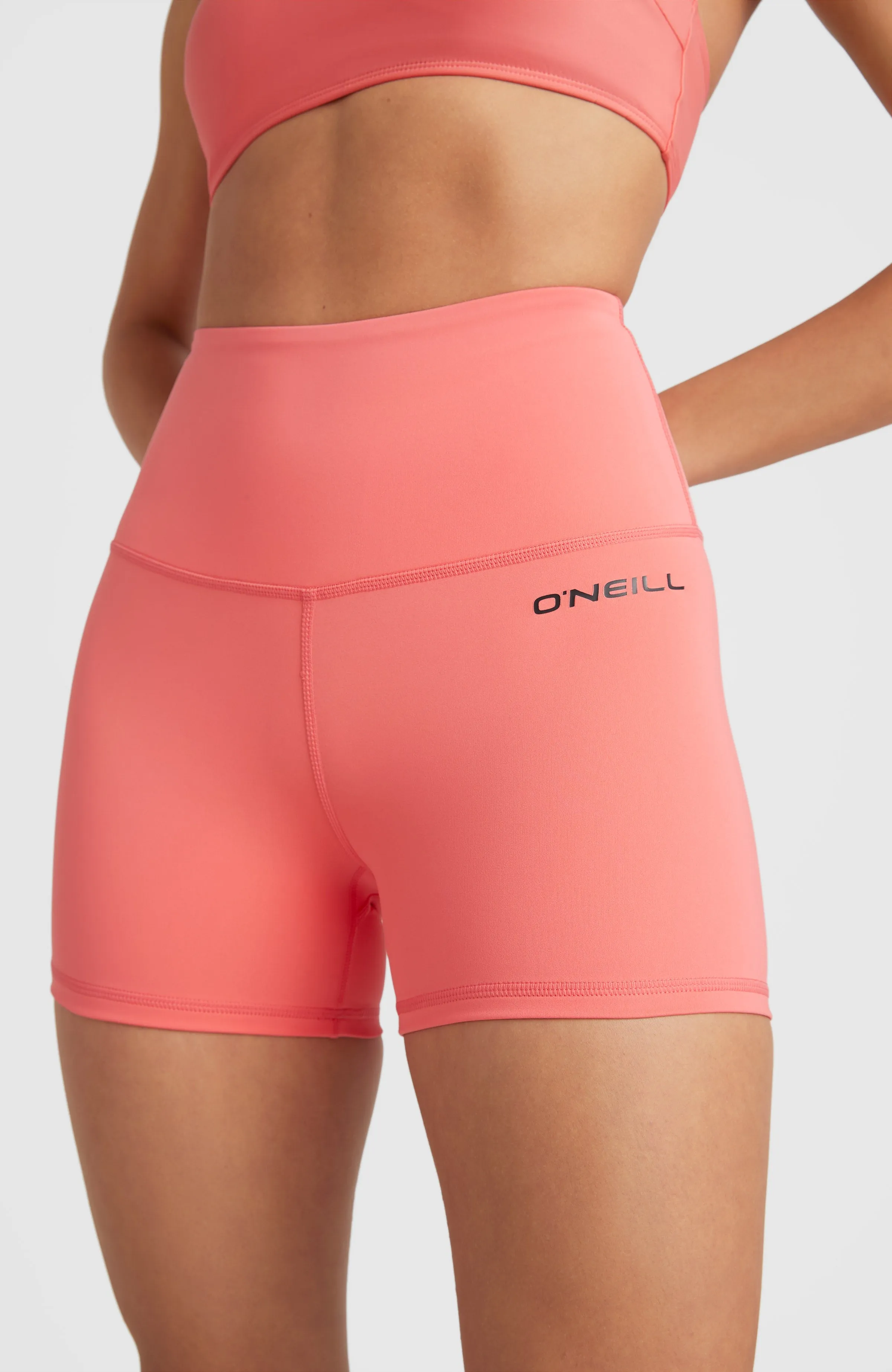 Active High-Waist Shorts | Georgia Peach