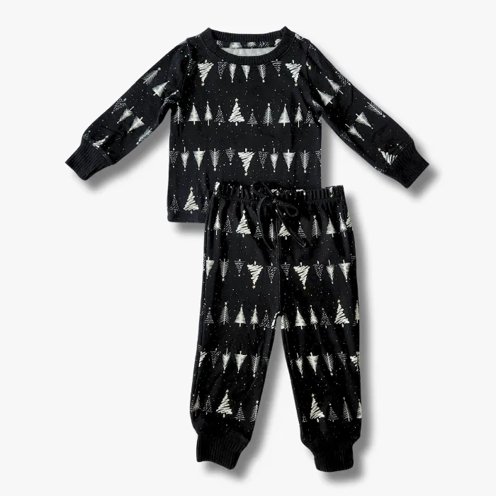 Baby PJ Set - Silent Night Tree