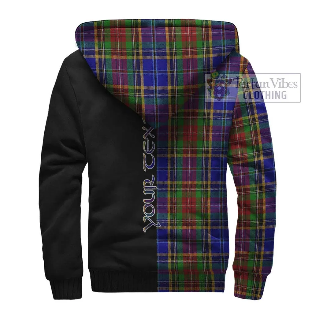 Beattie Tartan Sherpa Hoodie with Family Crest and Half Of Me Style