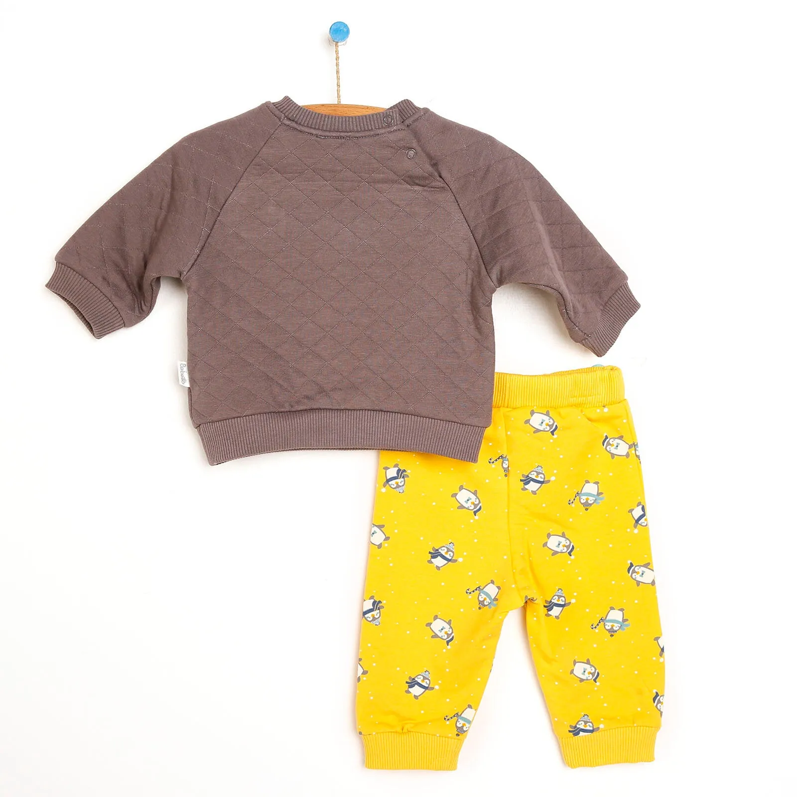 Bebetto Sweatshirt-Footless Bottom - Yellow