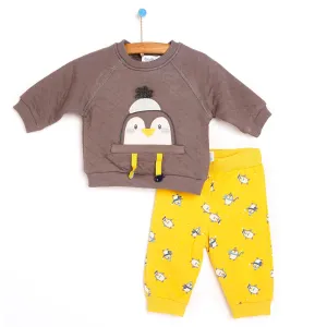 Bebetto Sweatshirt-Footless Bottom - Yellow