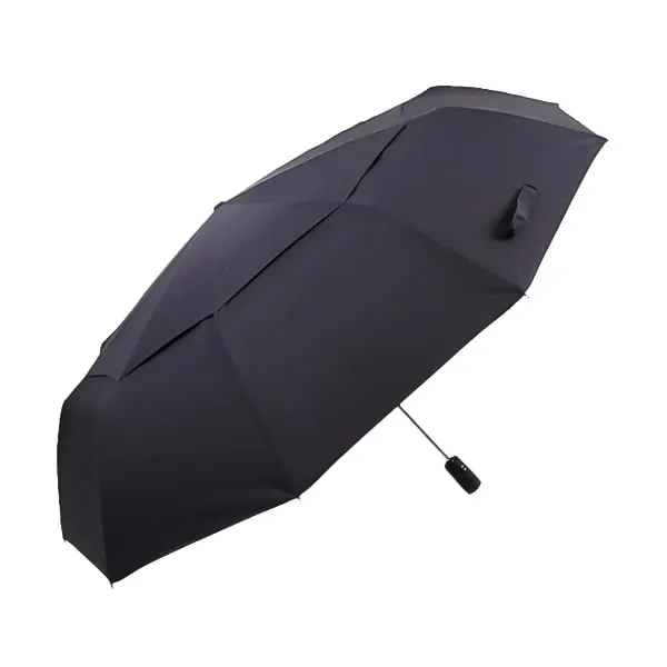 Black Large Folding Windproof Umbrella