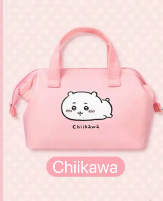 ChiiKawa X Miniso | ChiiKawa Full Set 9pcs items Mini Plush Doll Keychain Headband Neck Pillow Bag - Kawaii items Room Decoration doll