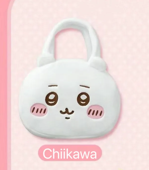 ChiiKawa X Miniso | ChiiKawa Full Set 9pcs items Mini Plush Doll Keychain Headband Neck Pillow Bag - Kawaii items Room Decoration doll