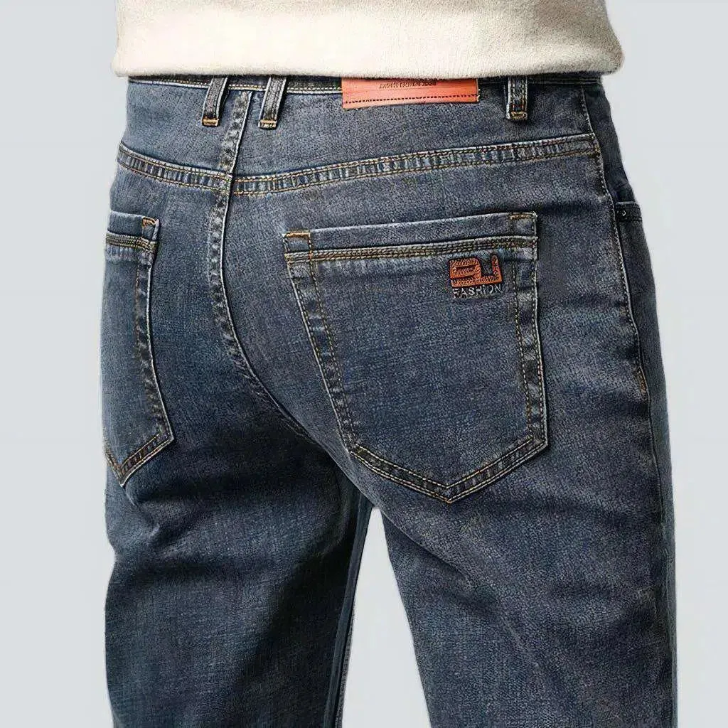 Dark men's vintage jeans