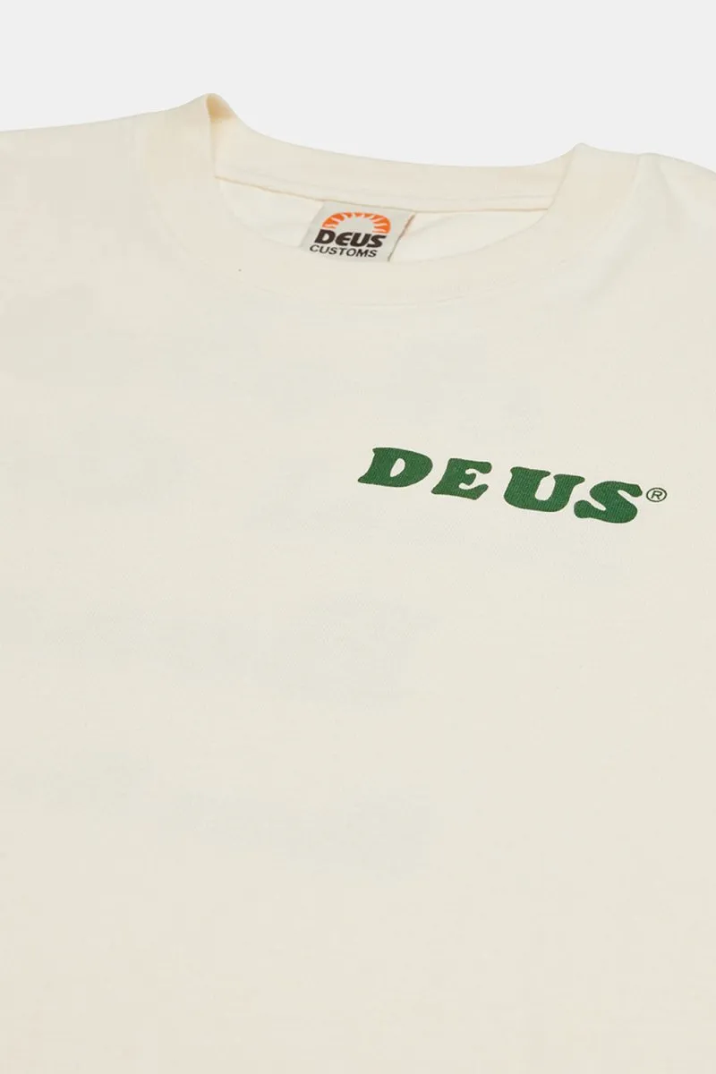 Deus Real Good Tee Recycled Cotton T-Shirt (Dirty White)