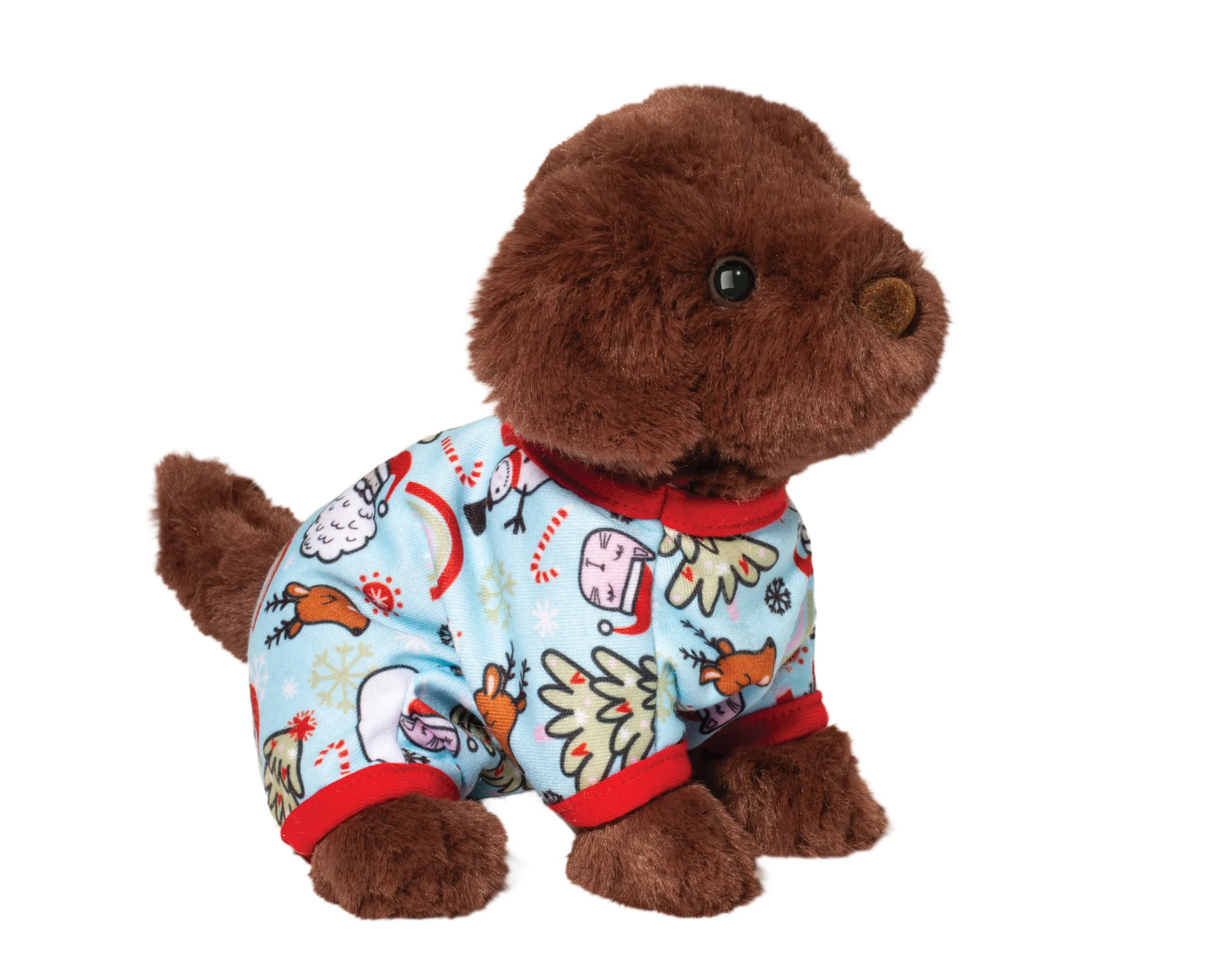 Douglas Holiday Chocolate Lab PJ Pup