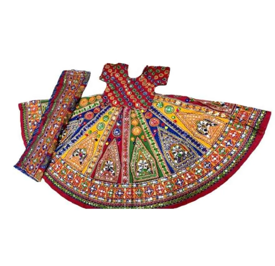 Fancydresswale Gujrati lehenga chaniya choli for Navrata readymade garba dance dress- Full size