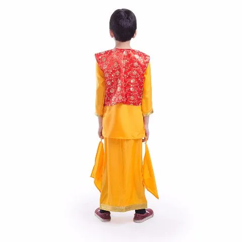 Fancydresswale Punjabi Bhangra Baisakhi Folk Dance Costume for Boys and Men, bhangda dress