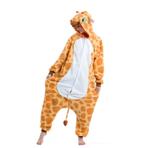 Giraffe Animal jumpsuit Pajama Costume Cosplay- Adult