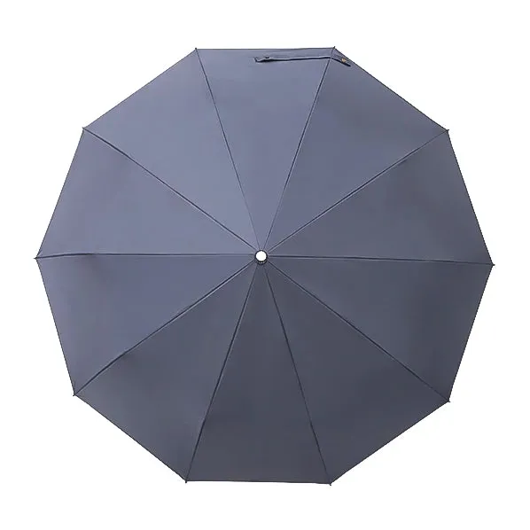 Grey Folding Windproof Umbrella