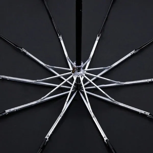 Grey Folding Windproof Umbrella