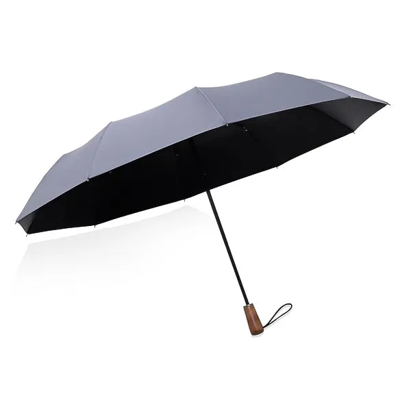 Grey Folding Windproof Umbrella