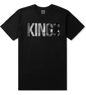 KINGS Gun Pattern Print T-Shirt