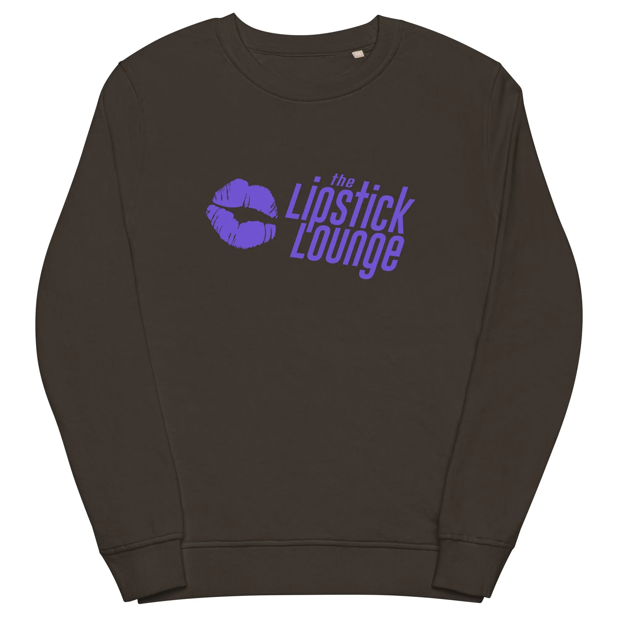 Lipstick Lounge Purple Logo Medium Weight Sweatshirt