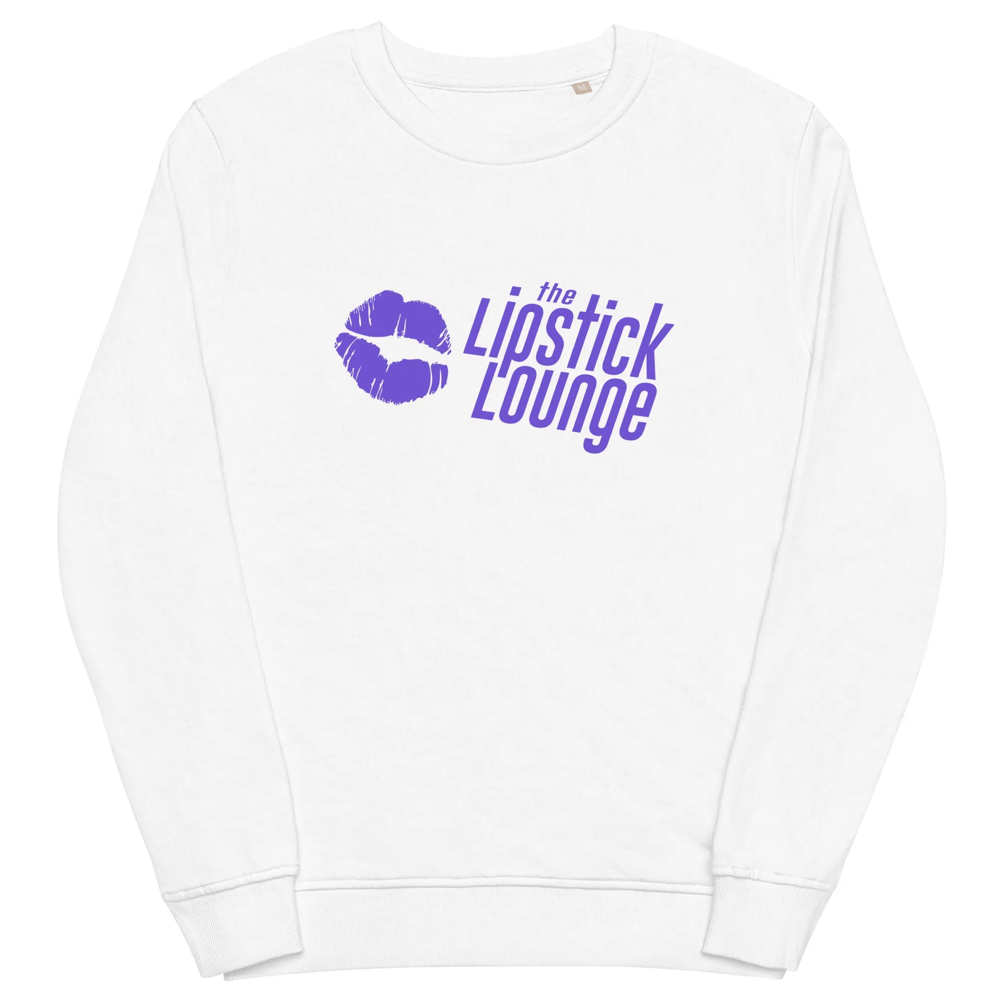 Lipstick Lounge Purple Logo Medium Weight Sweatshirt