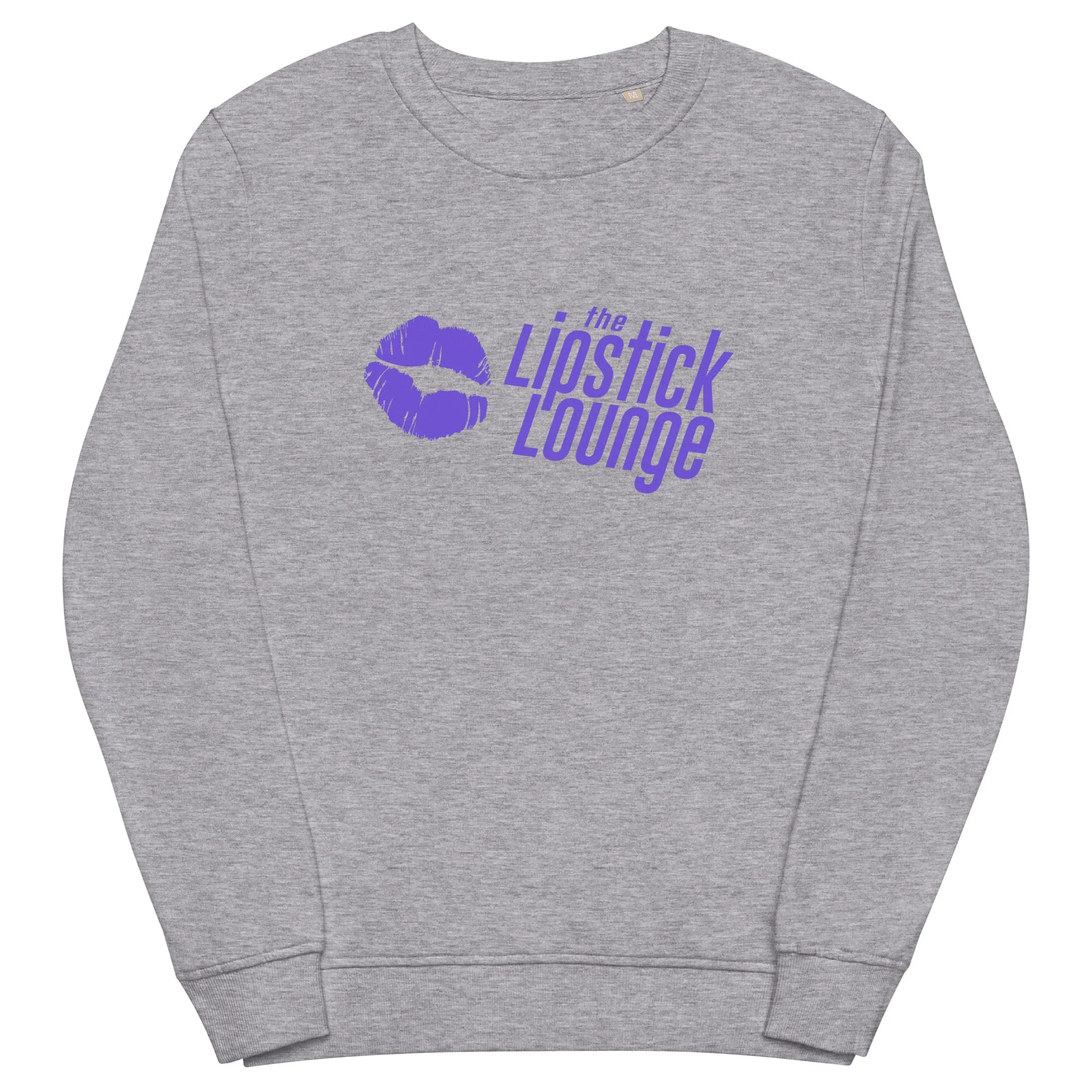 Lipstick Lounge Purple Logo Medium Weight Sweatshirt