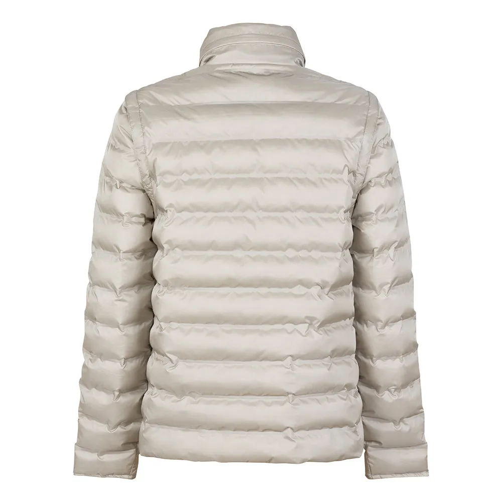 Men's 3-in-1 Down Jacket & Bodywarmer - Ivory