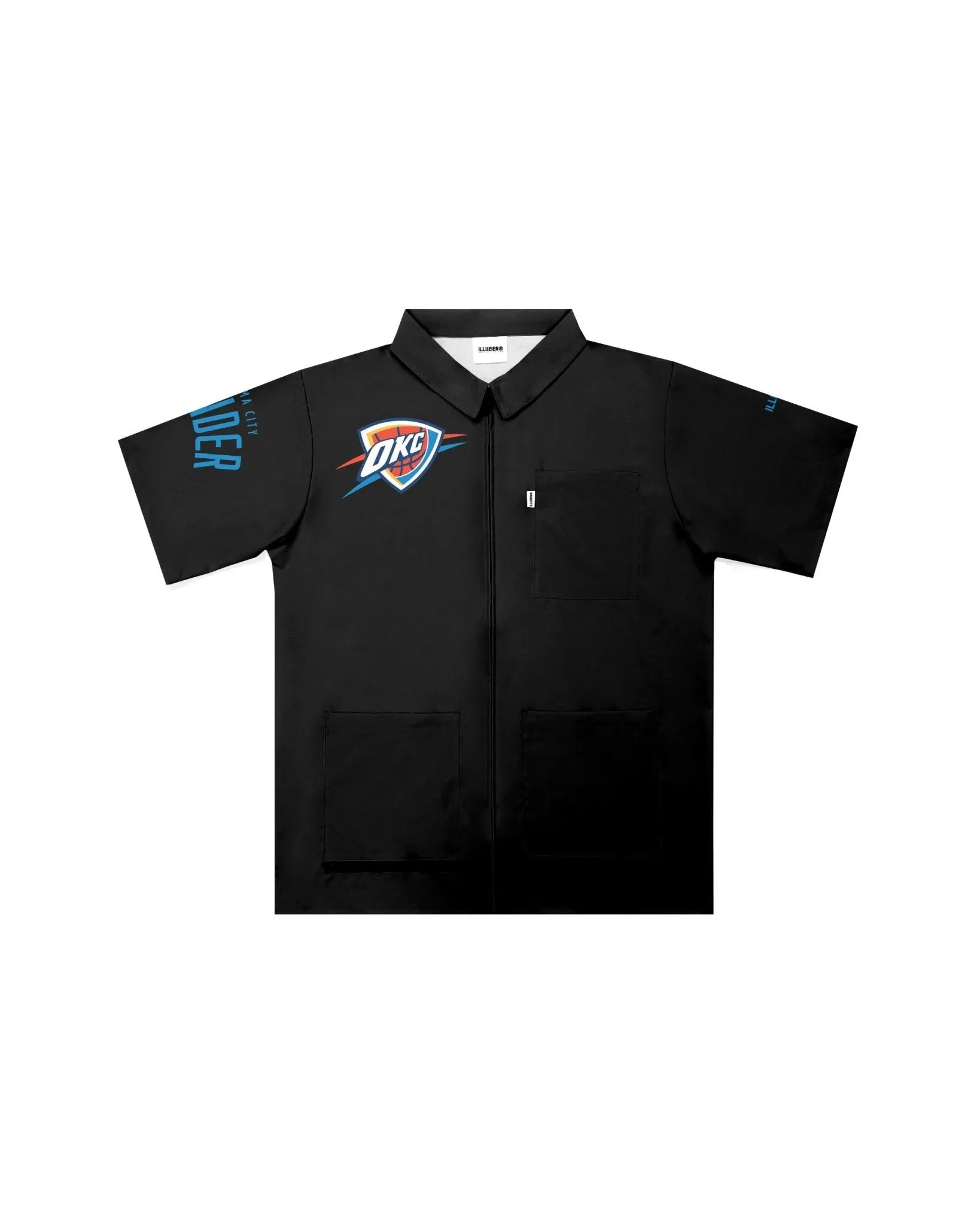 Oklahoma City Thunder "Big Logo" Traditional Barber Jacket