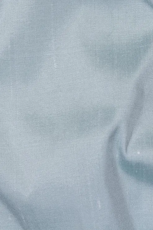 Opal Blue Silk Shantung 54" Fabric