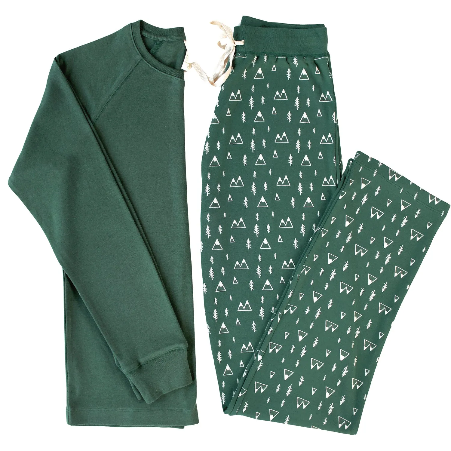 Organic Unisex/Men's Pajamas - Holiday