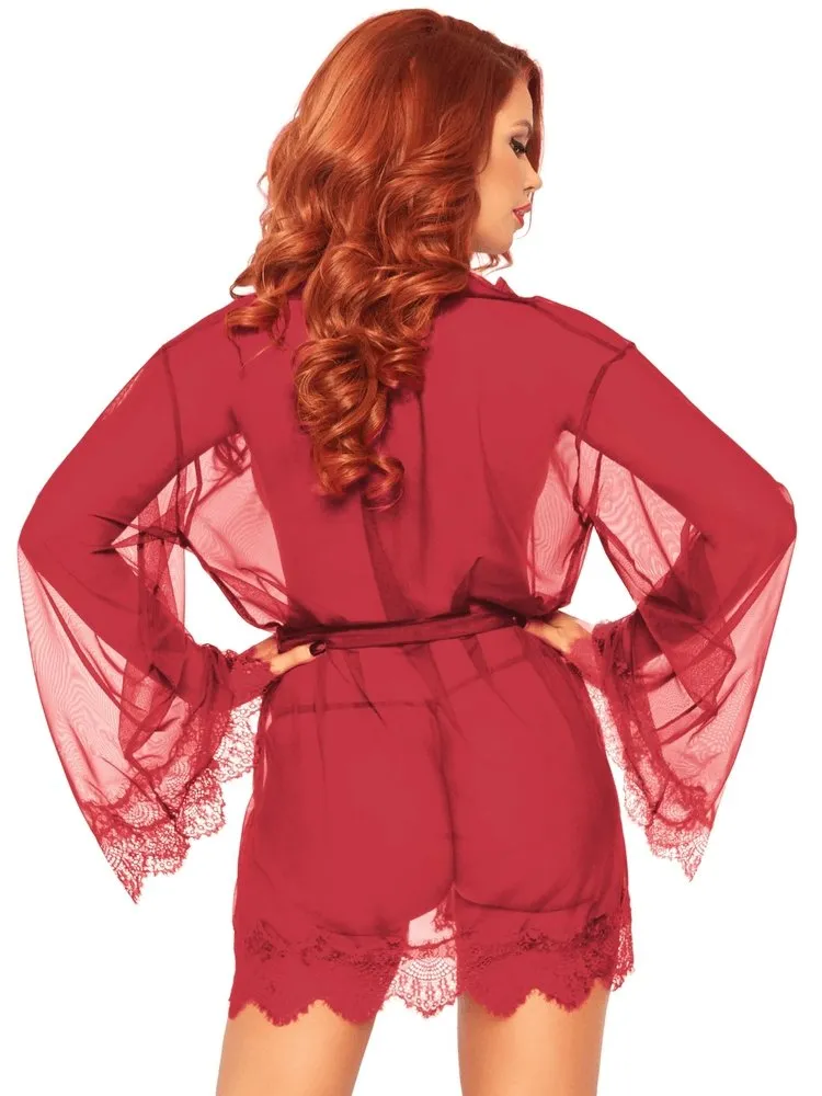 Seductress Ways Sheer Robe