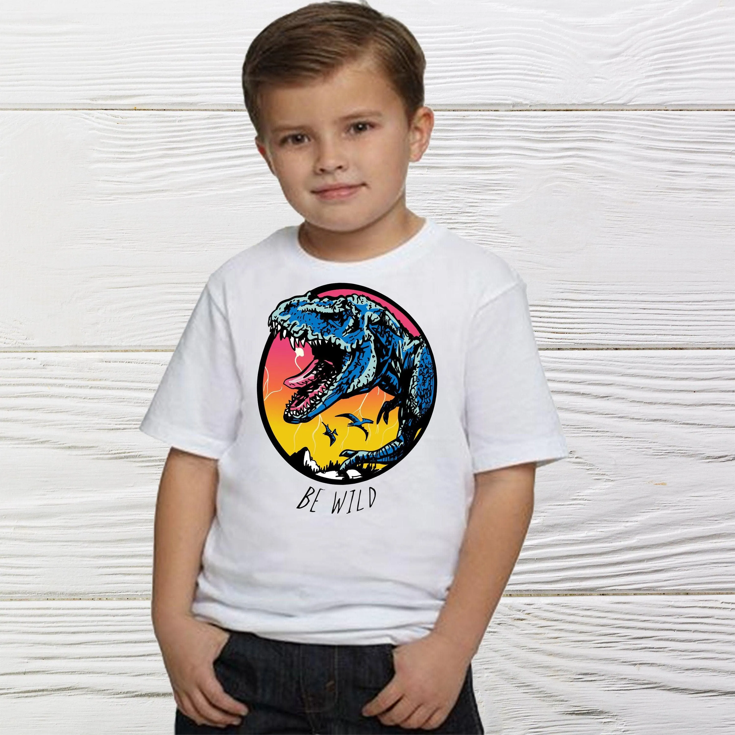 T REX SHIRT - birthday shirt - Personalized boys  shirt -  Dinosaurs shirt - Little boys birthday shirts  - Boys shirts