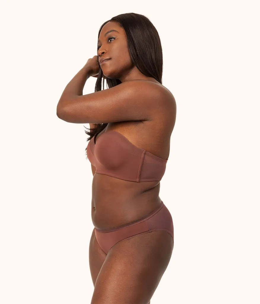 The No-Wire Strapless: Umber