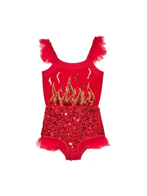 Tutu Du Monde Bebe Infant Halloween FIERY Onesie