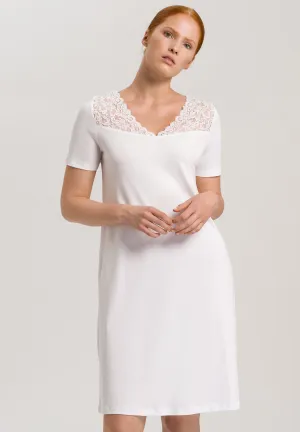 White Moments Short Sleeve Nightdress