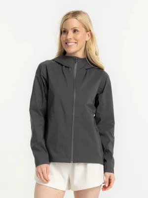 Women's Cloudshield Rain Jacket - Black Sand